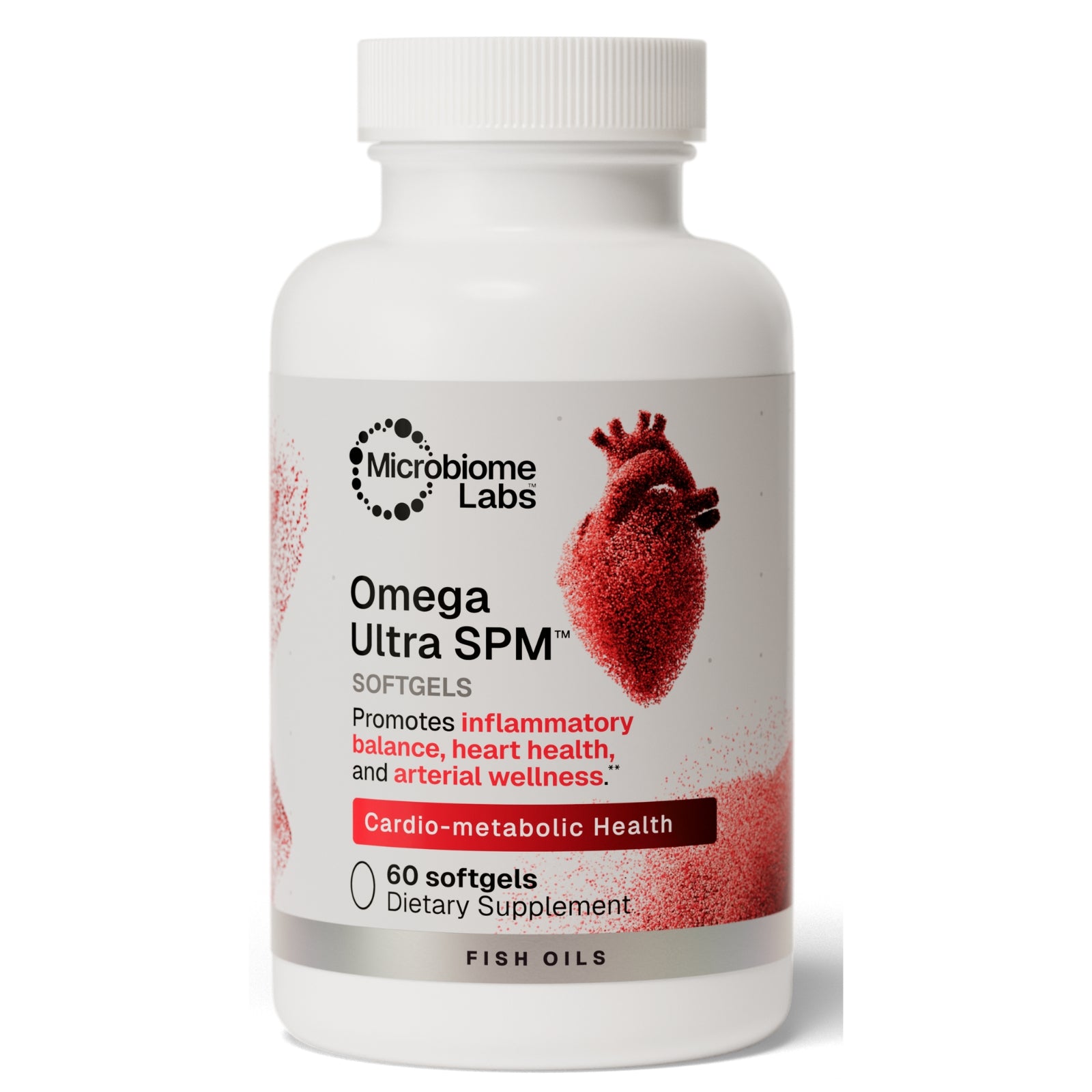 Microbiome Labs, Omega Ultra SPMā¢, 60 Softgels UPC 850080281062 | Hilife Vitamins